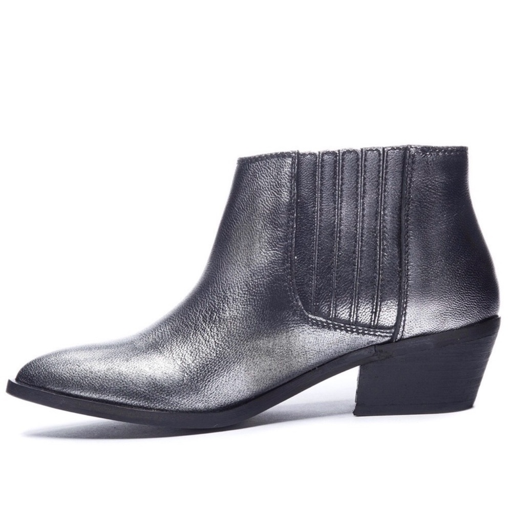 Chinese Laundry Farrah Silver Ankle Boots